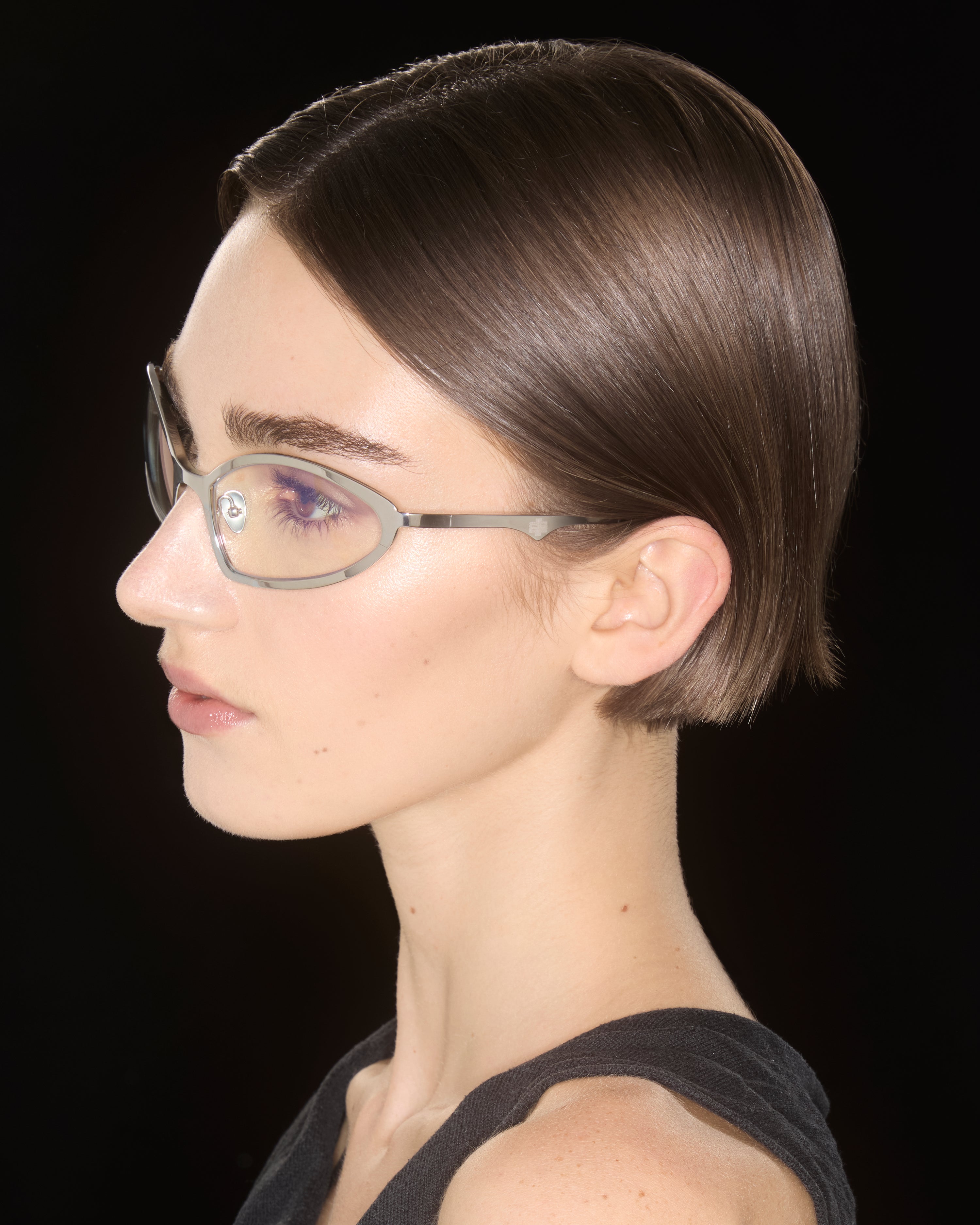 SEKRETAR TITANIUM GLASSES - SILVER