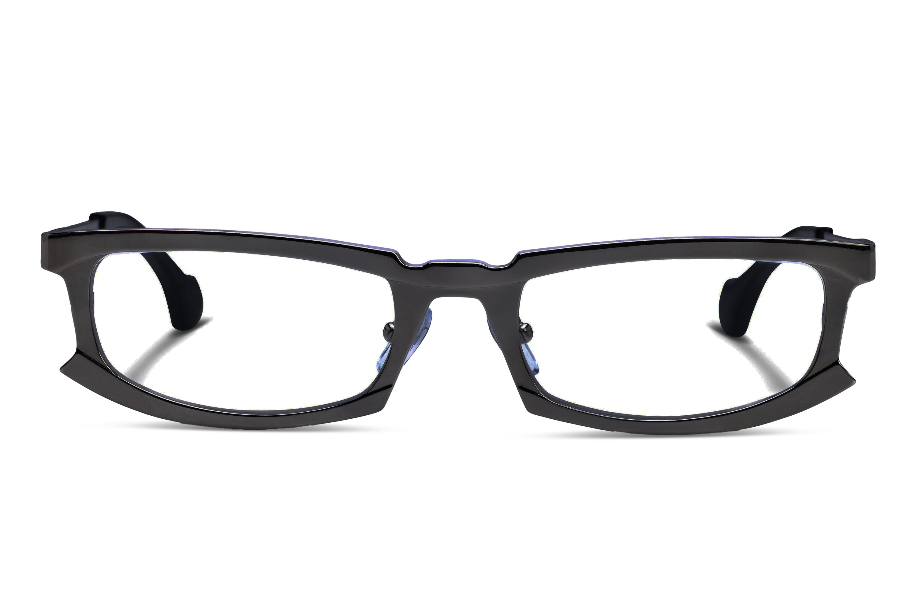 LEHRER SLIM TITANIUM GLASSES - BLACK