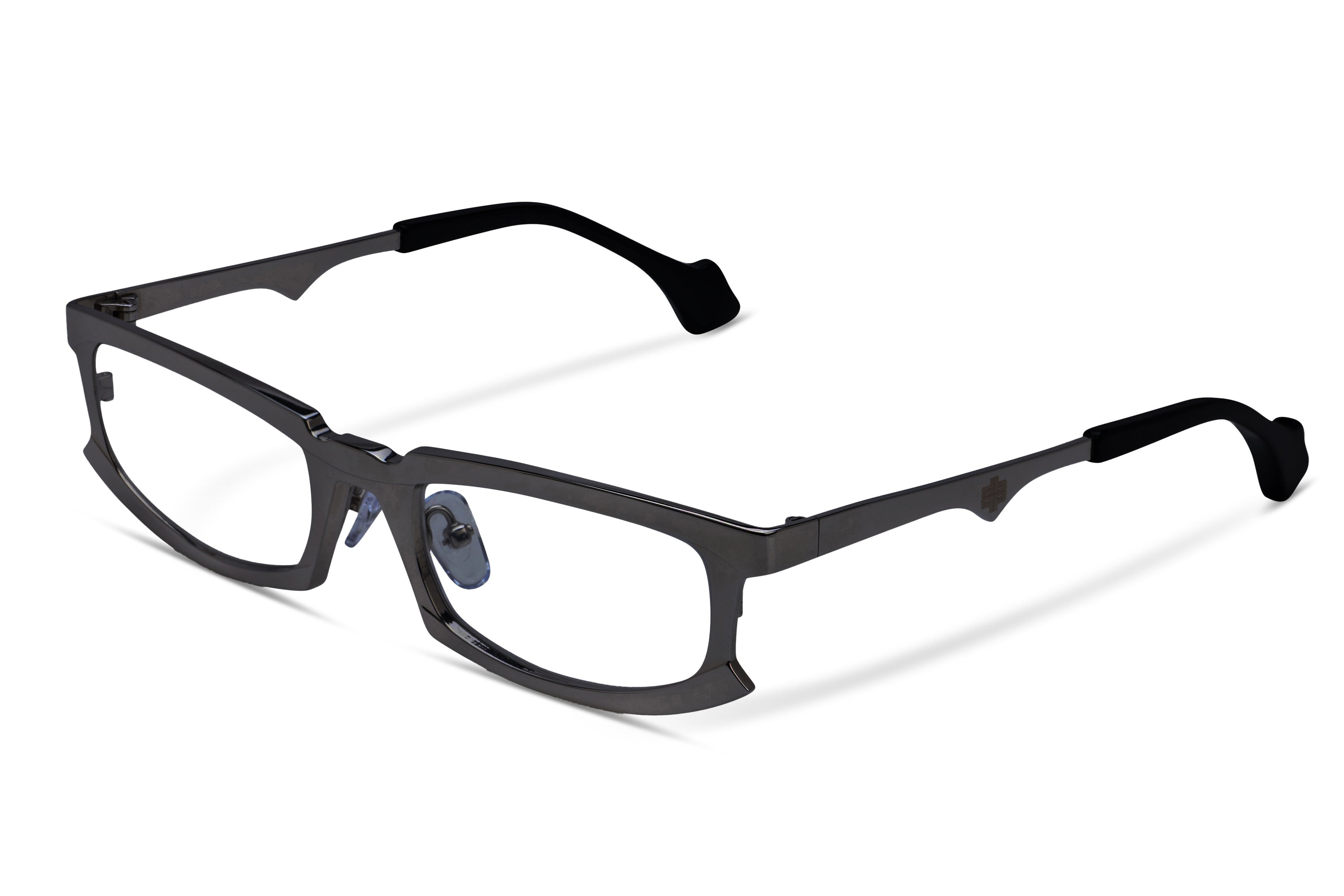 LEHRER SLIM TITANIUM GLASSES - BLACK