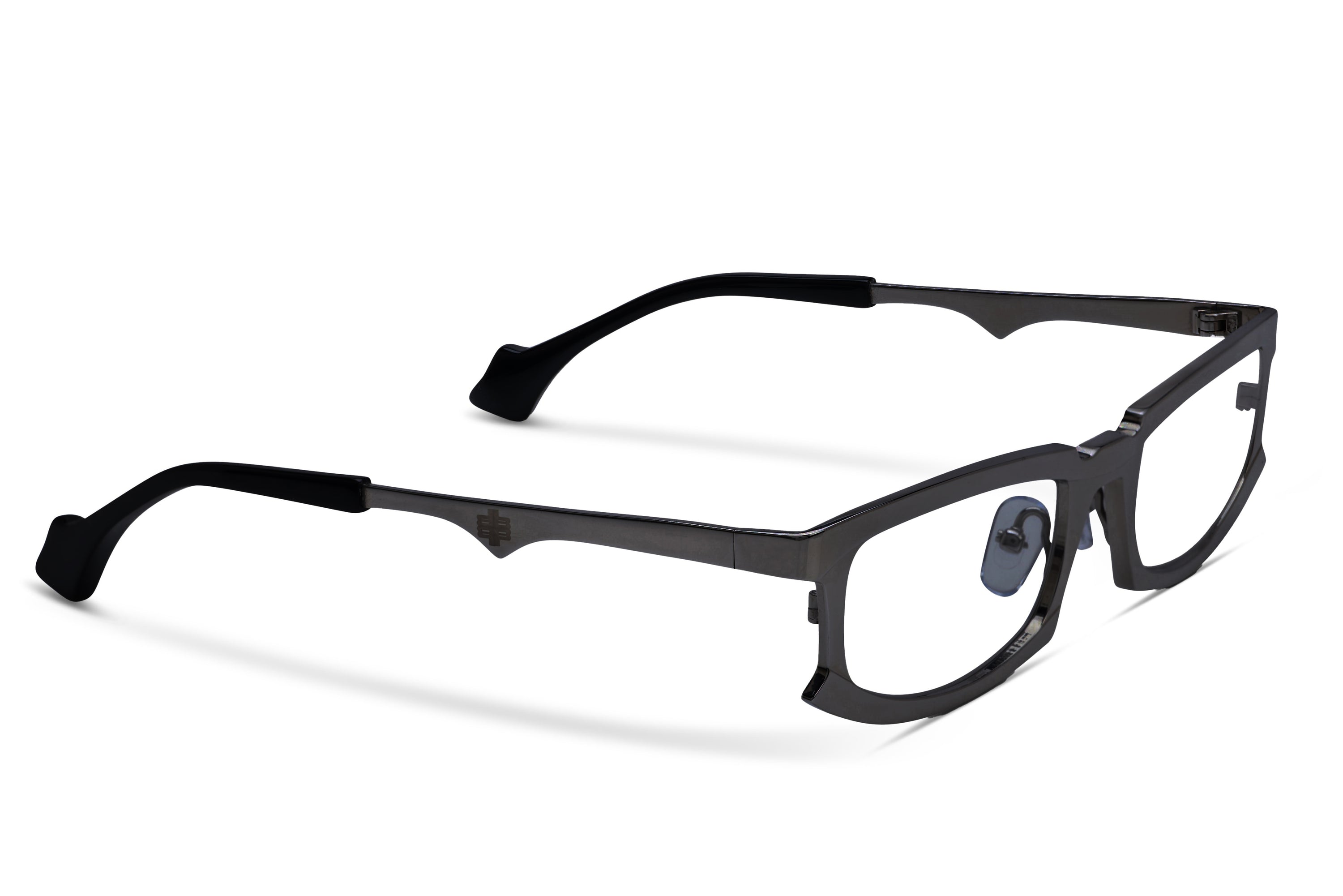 LEHRER SLIM TITANIUM GLASSES - BLACK