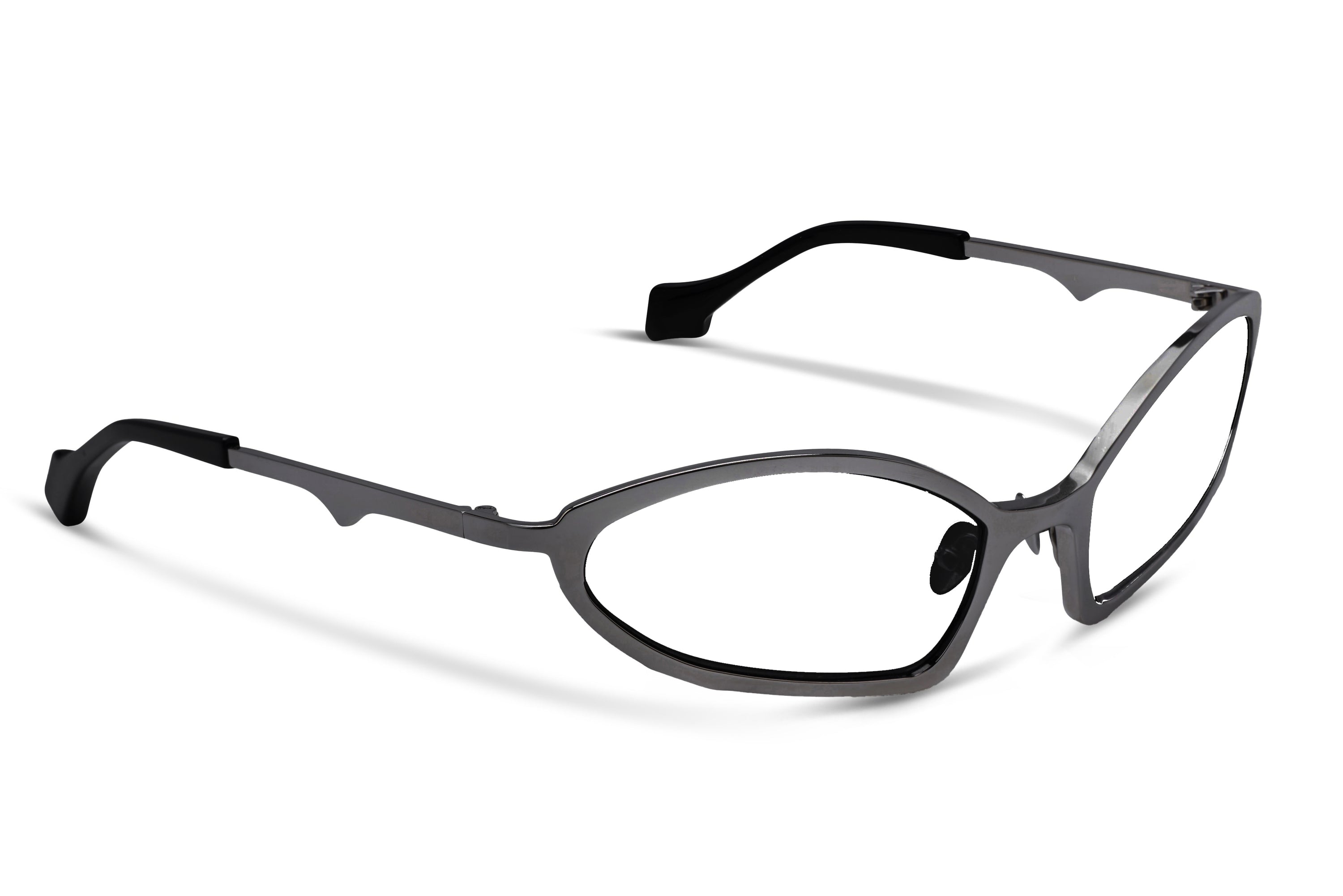 SEKRETAR TITANIUM GLASSES - BLACK